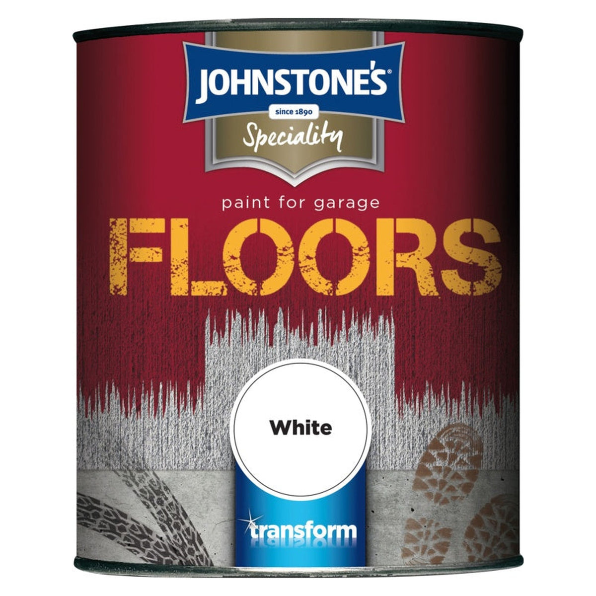 Johnstone's Garage Floor Paint 750ml tin in White