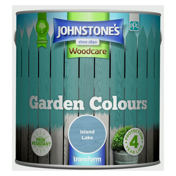 Johnstone's Garden Colours 2.5L tin in Island Lake