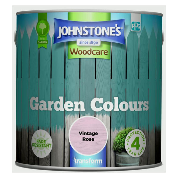 Johnstone's Garden Colours Vintage Rose 2.5L tin
