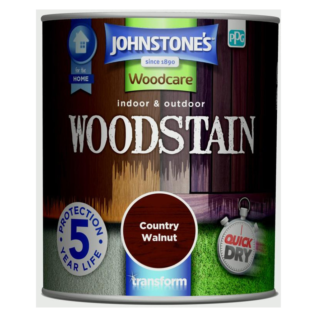 Johnstone's indoor and outdoor woodstain 750ml in Walnut