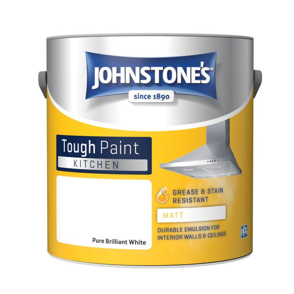 Johnstone's Kitchen Matt 2.5L in Pure Brilliant White