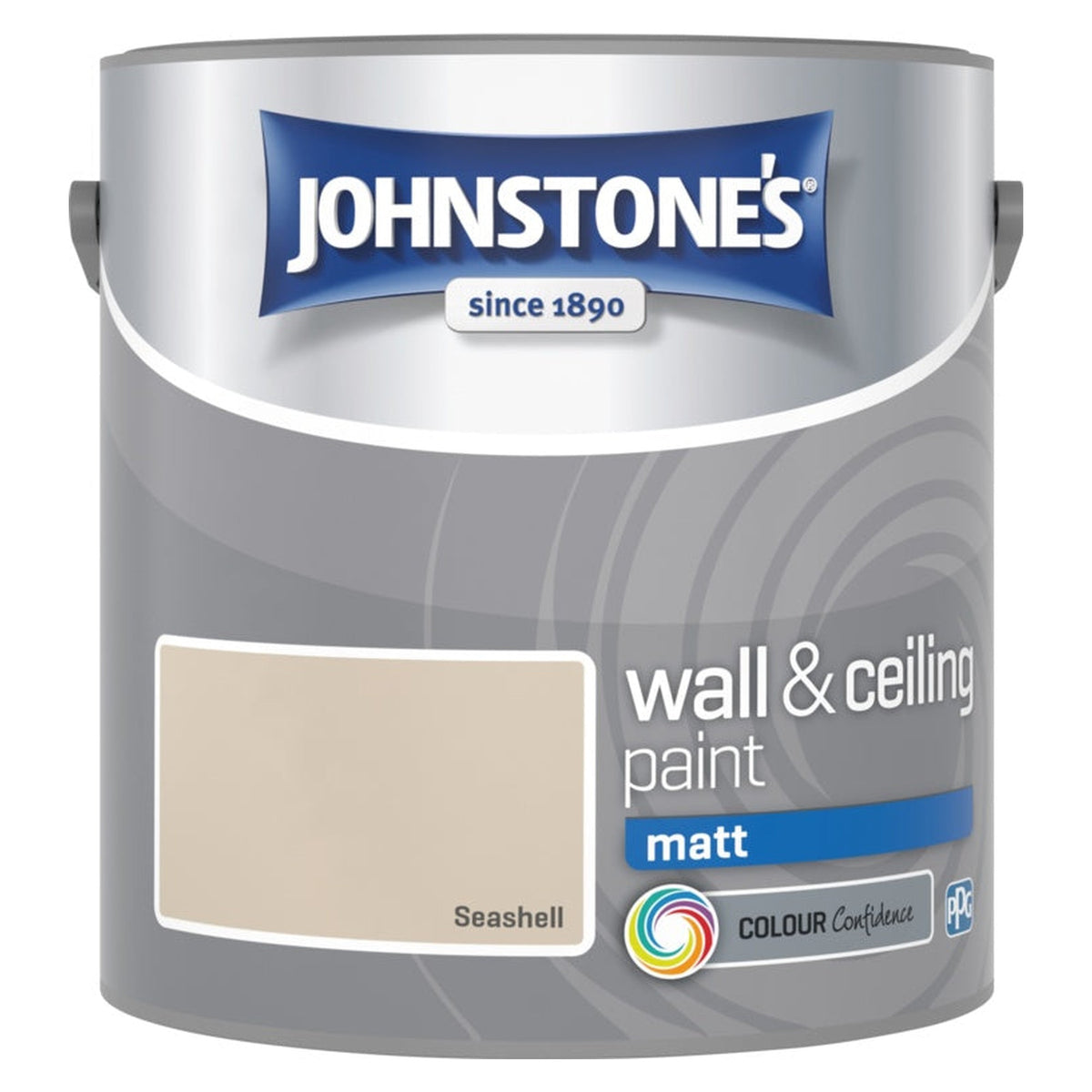 Johnstone's Wall & Ceiling Matt 2.5L tin in Seashell