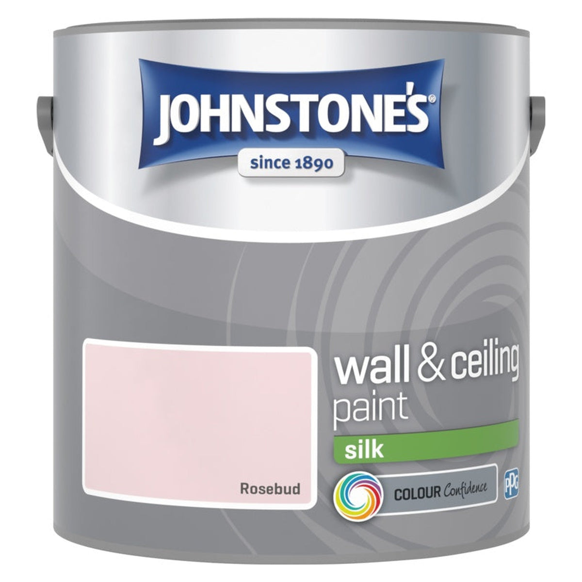 Johnstone's Wall & Ceiling Silk 2.5L tin in Rosebud