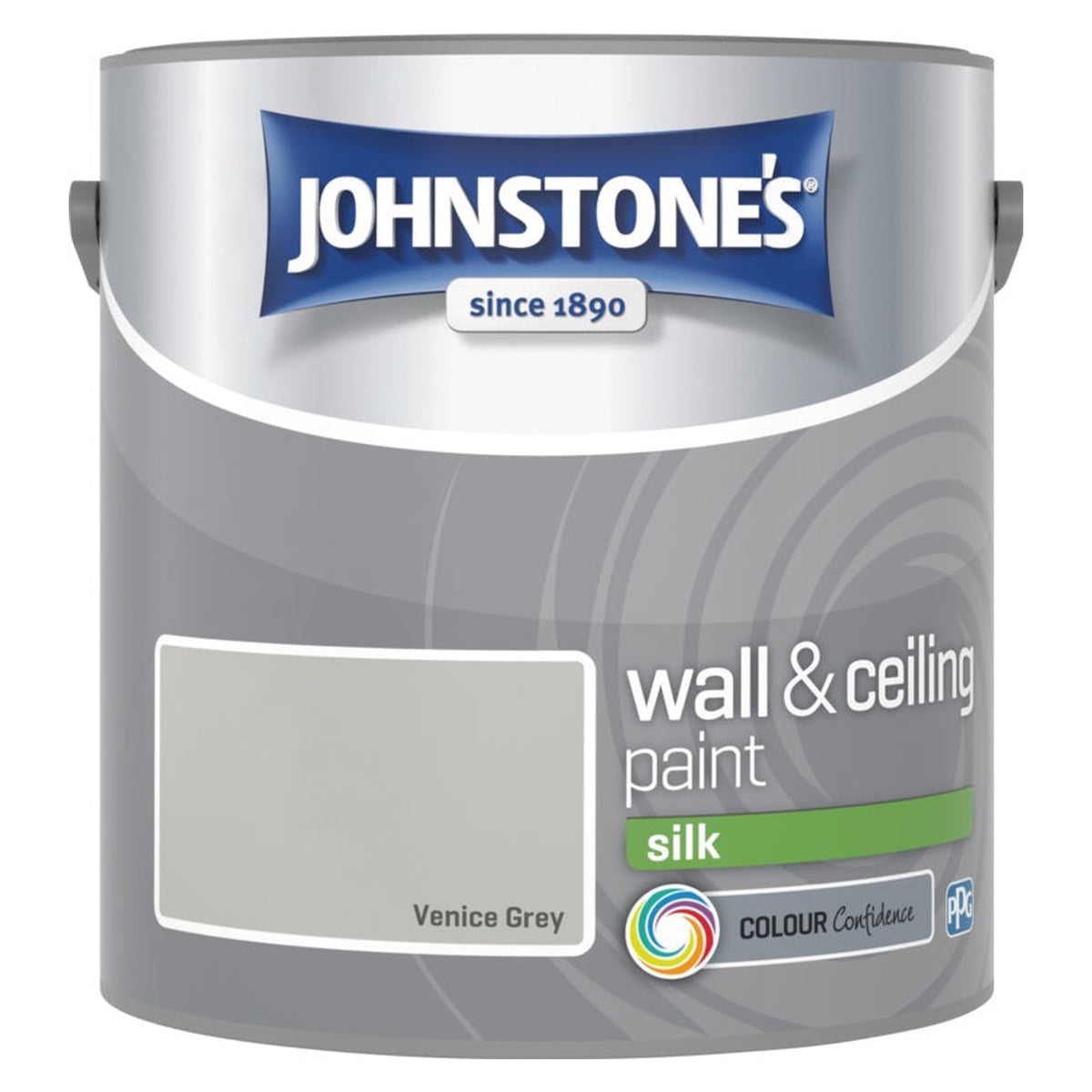 Johnstone's Wall & Ceiling Silk 2.5L tin in Venice Grey