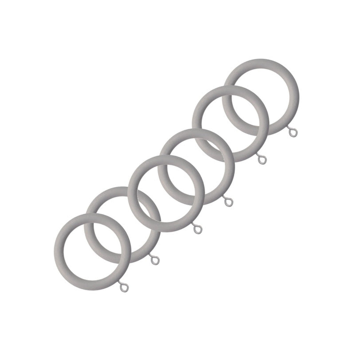 Jones Interiors Shore clay wood curtain rings pack of 6