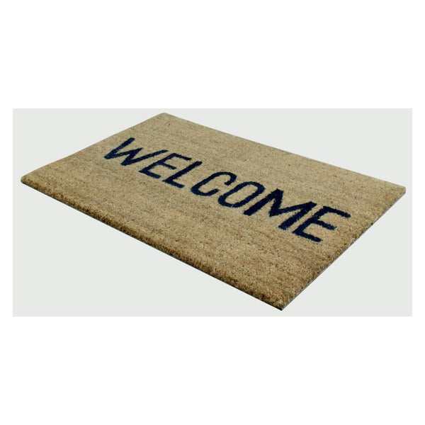 JVL Welcome latex-backed coir doormat