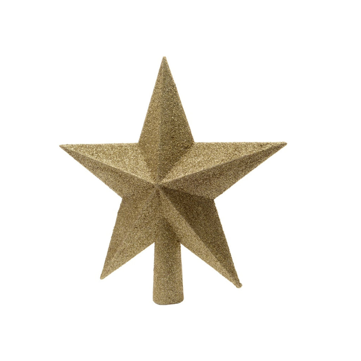 Kaemingk shatterproof gold tree top star, view 2