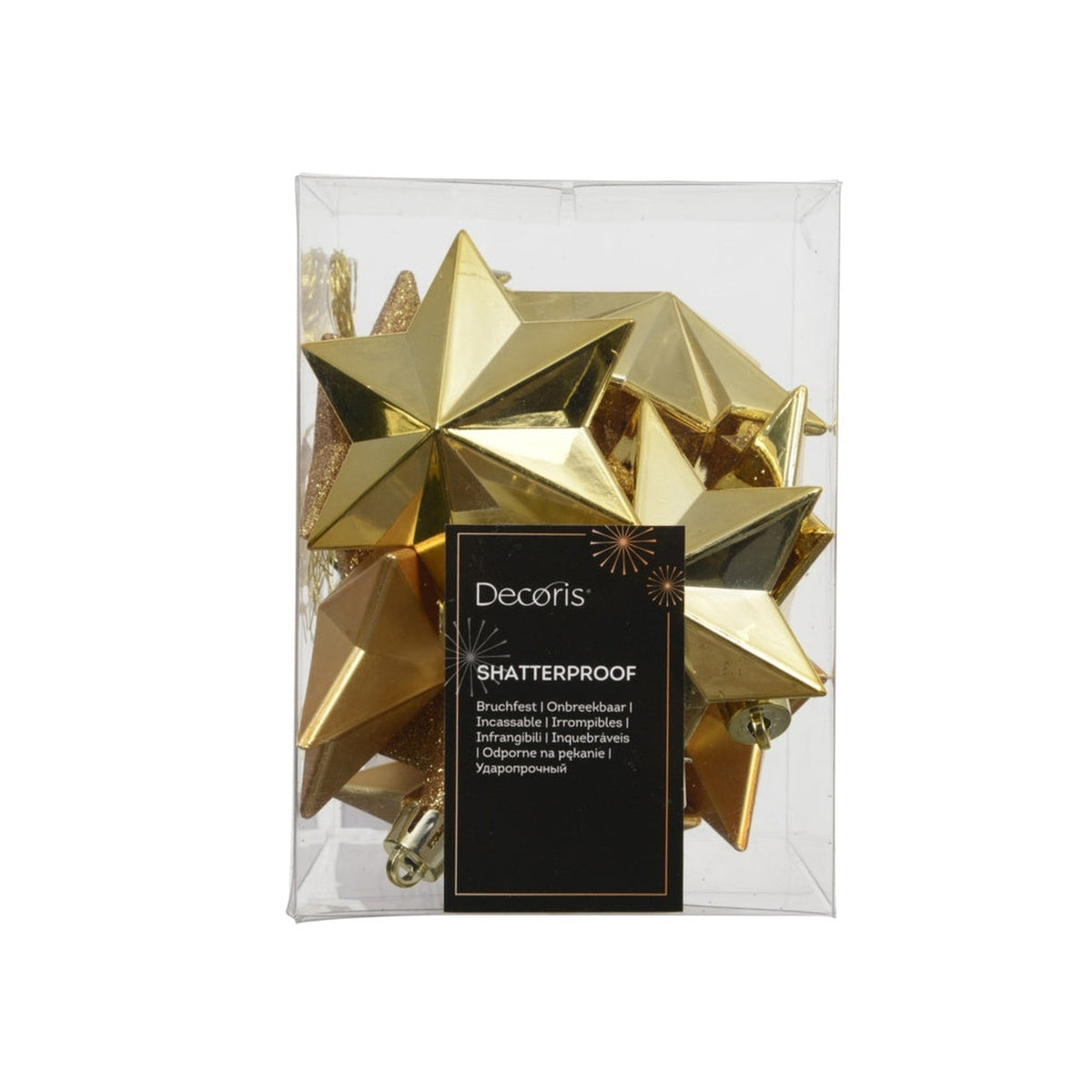 Kaemingk gold star bauble 30cm