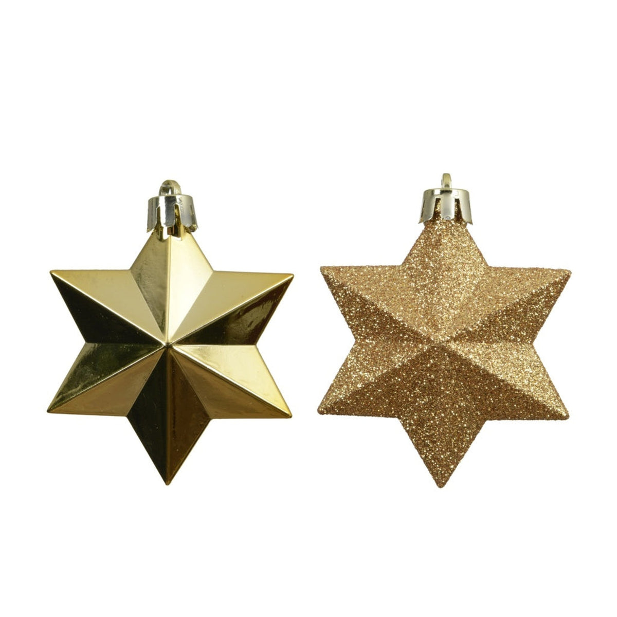 Kaemingk gold star bauble 30cm, view 2