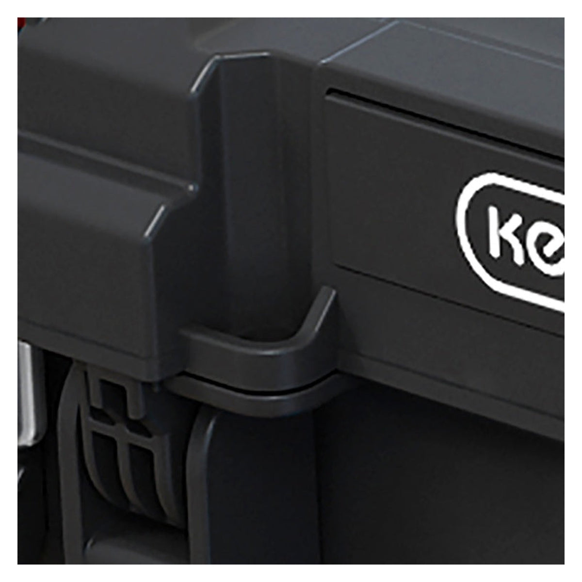 Keter Stack N Roll power tool case with metal latches, view 7