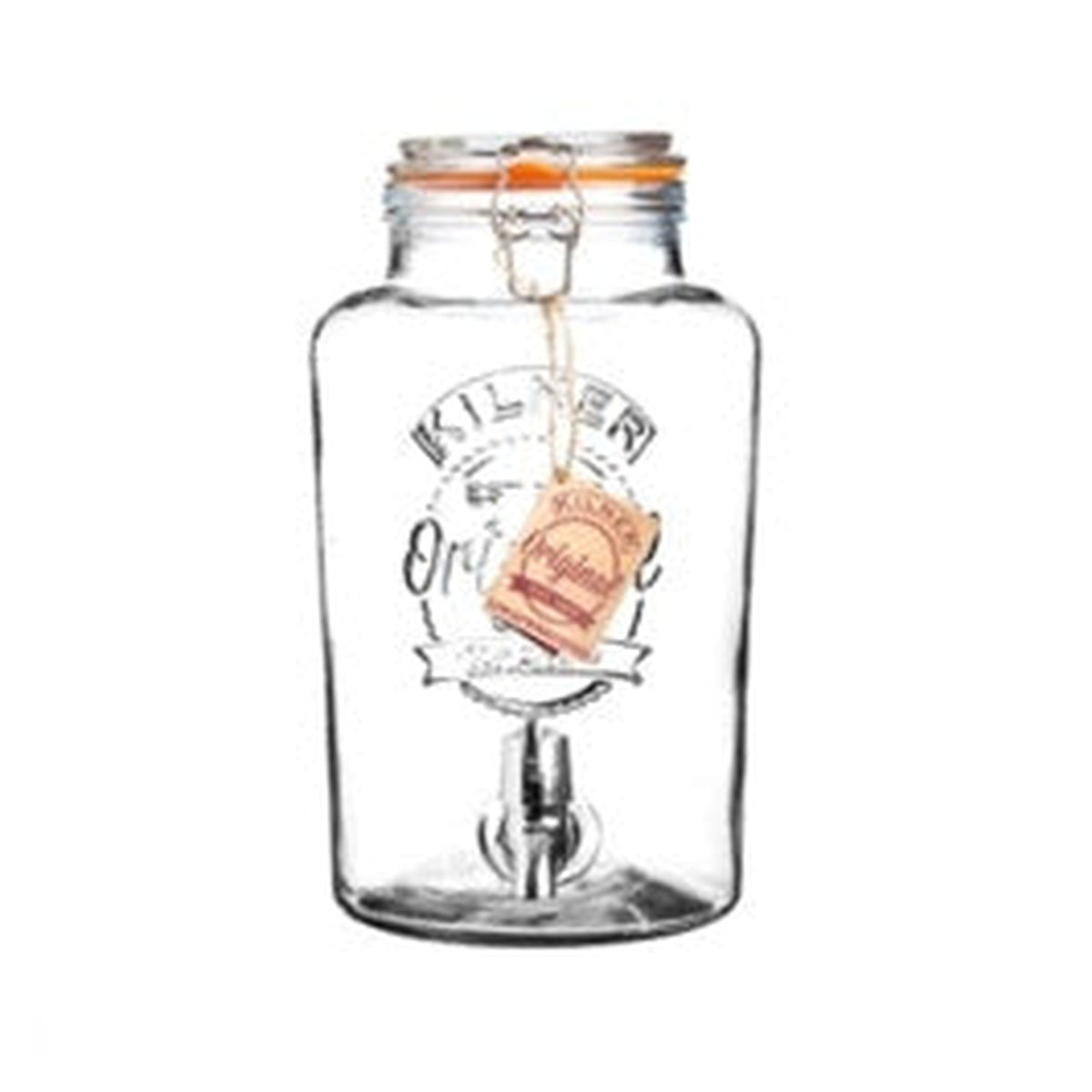 Kilner 5 litre glass drinks dispenser, view 2