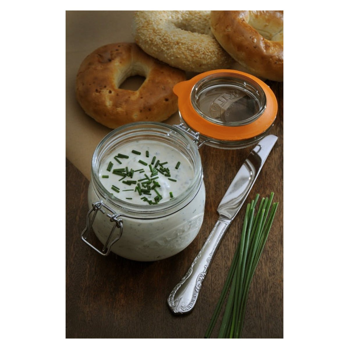 Kilner round clip top jar 0.5L, view 2
