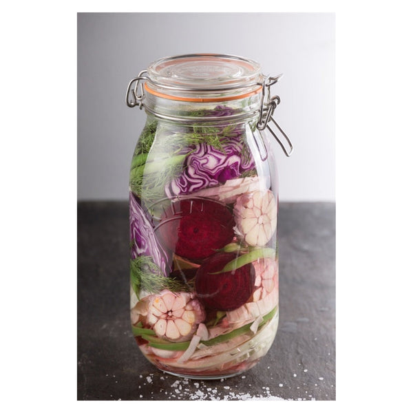 Kilner round clip top glass jar 1.5L