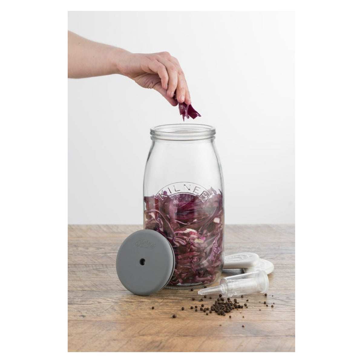 Kilner fermentation set with jar, view 2