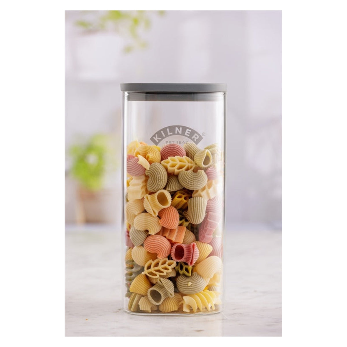 Kilner Fresh Storage square glass jar 1.5L, view 2