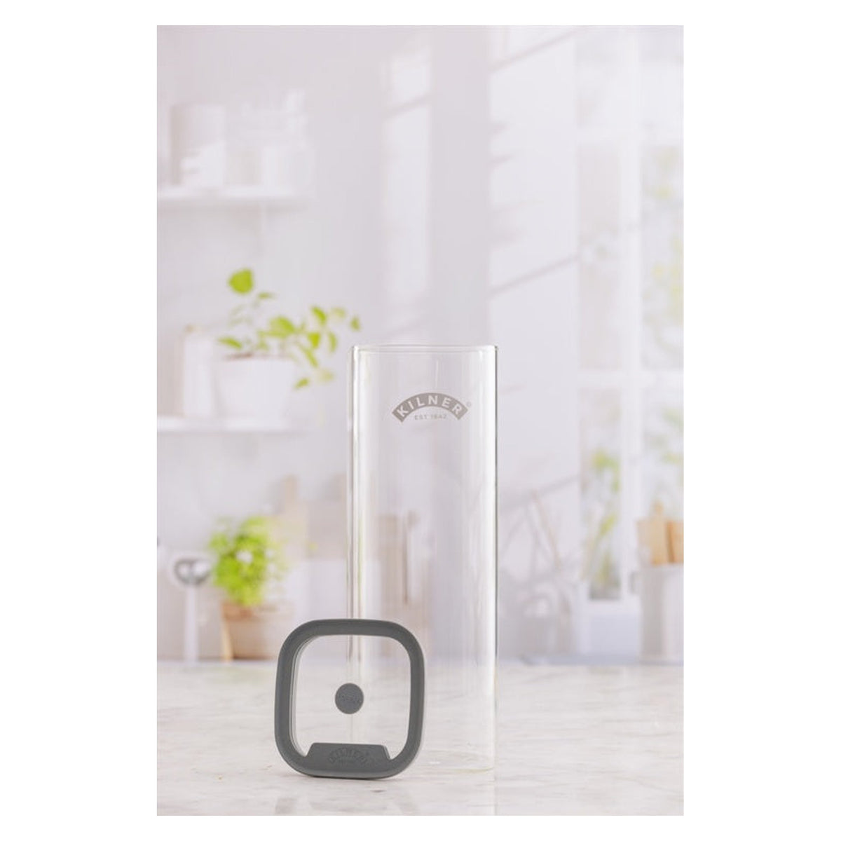 Kilner Fresh Storage square glass jar 2L, view 4