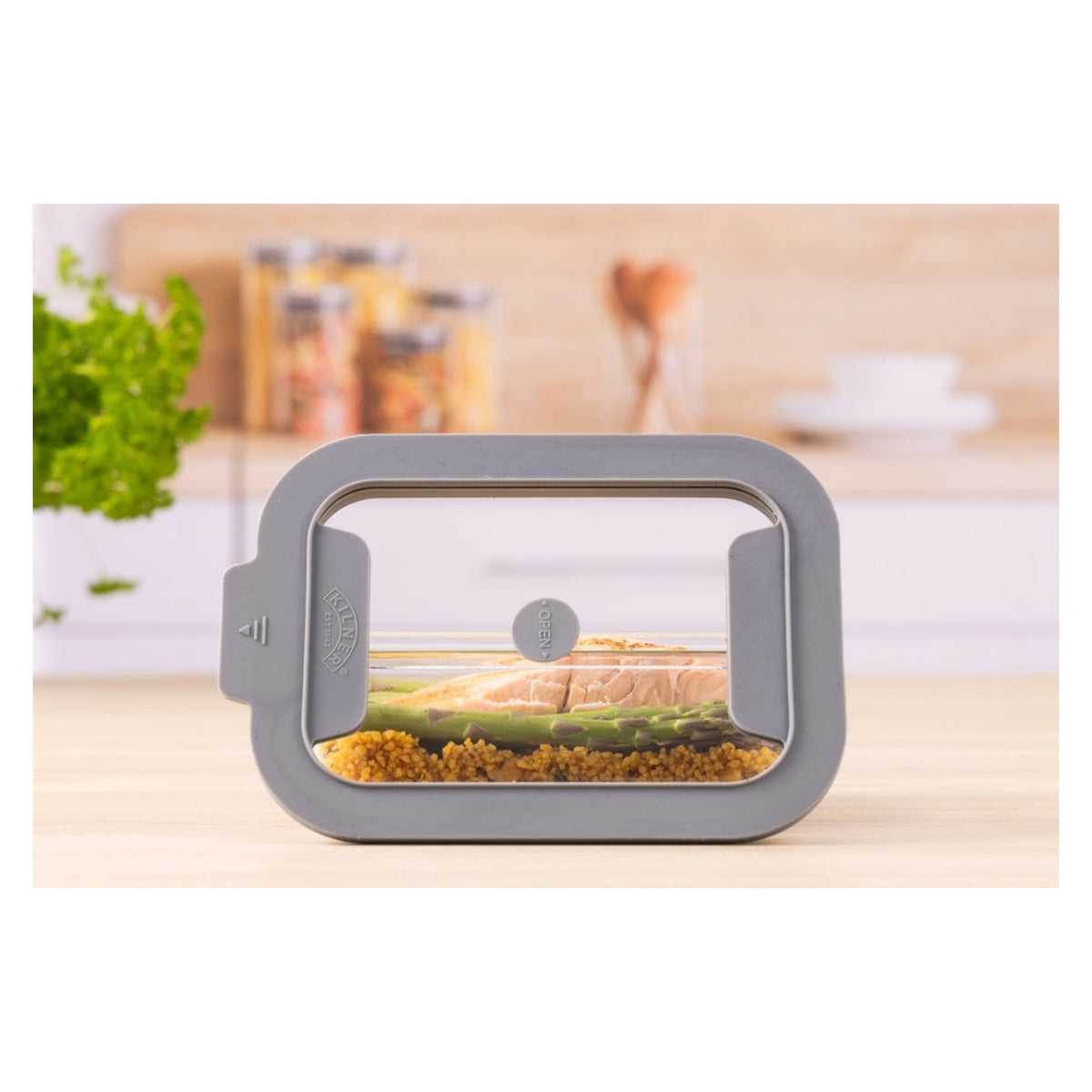 Kilner New Fresh rectangular glass storage 0.63L, view 2