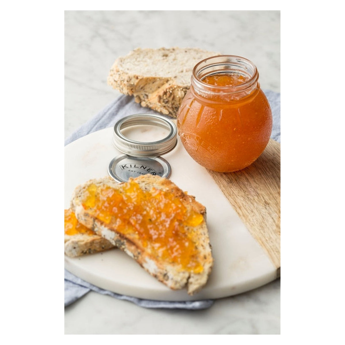 Kilner orange shaped fruit preserve jar 0.4L, view 2