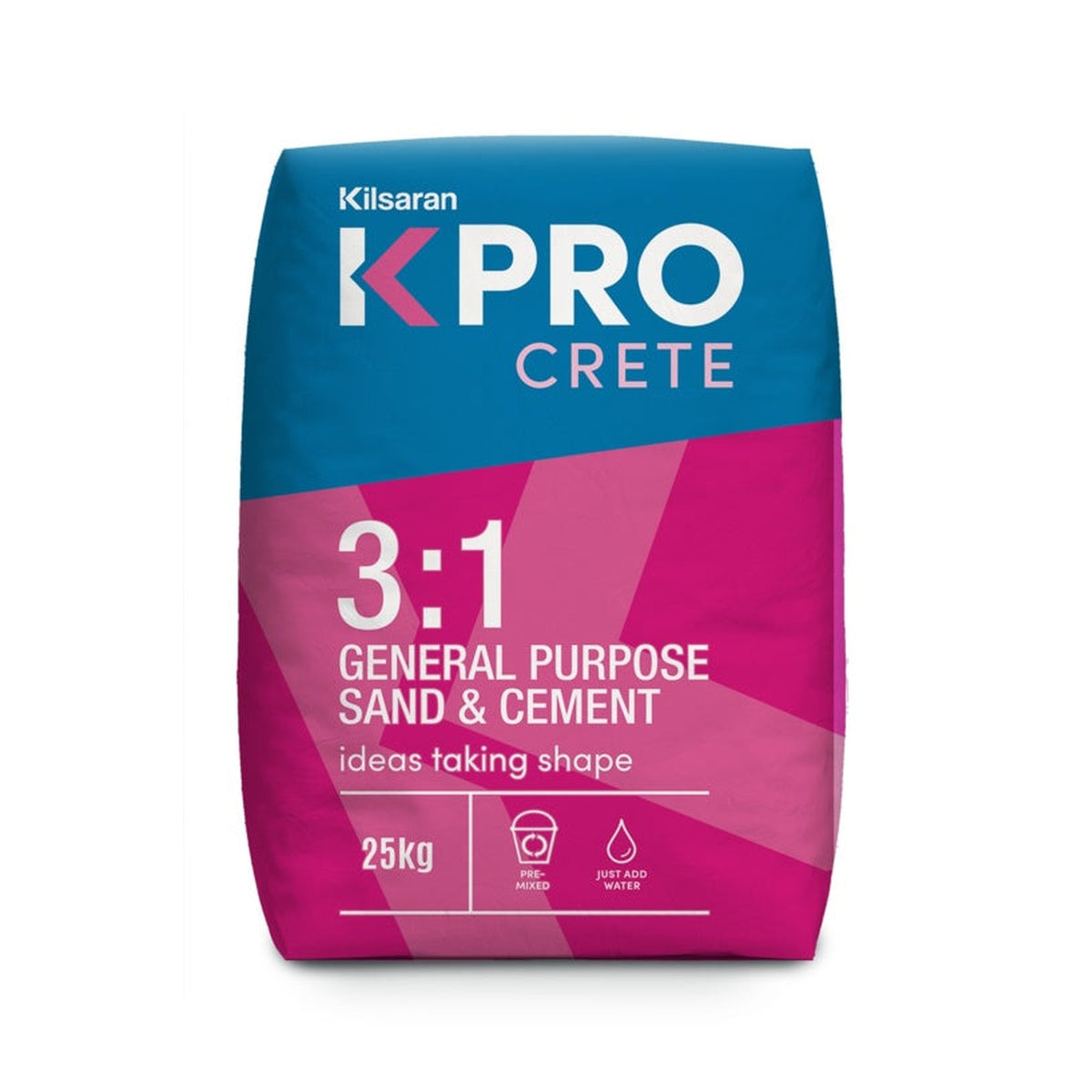 Kilsaran Kpro Crete 3:1 sand and cement mix 25kg bag