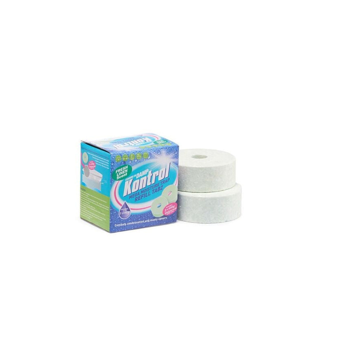 Kontrol Refill Tabs twin pack in Linen, 2 x 450g
