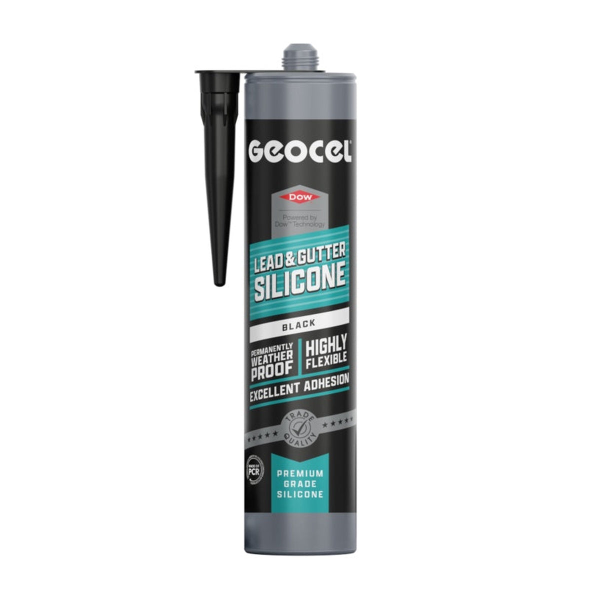 Lead & Gutter Silicone 300ml - Black