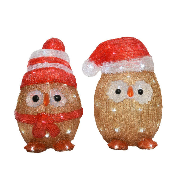 LED Acrylic Owls - Assorted