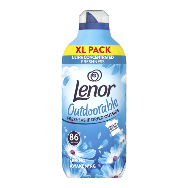 Lenor Outdoor Fabric Conditioner Spring Awakening 86 wash bottle