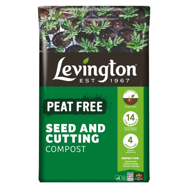 Levington Seed and Cutting peat free compost 20L bag