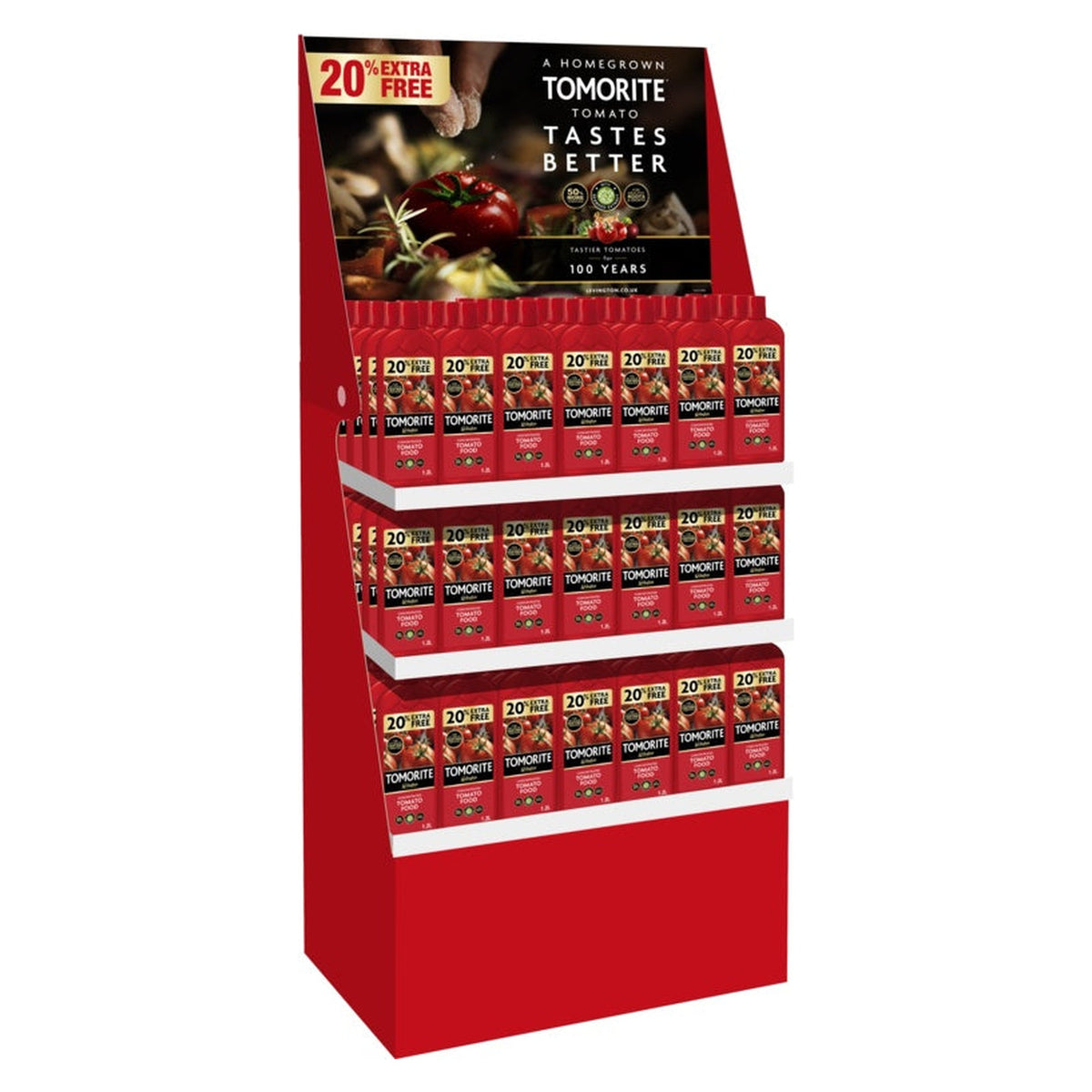 Levington Tomorite concentrated tomato food display unit