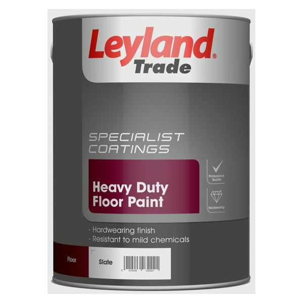Leyland Trade Heavy Duty Floor Paint Slate 2.5L
