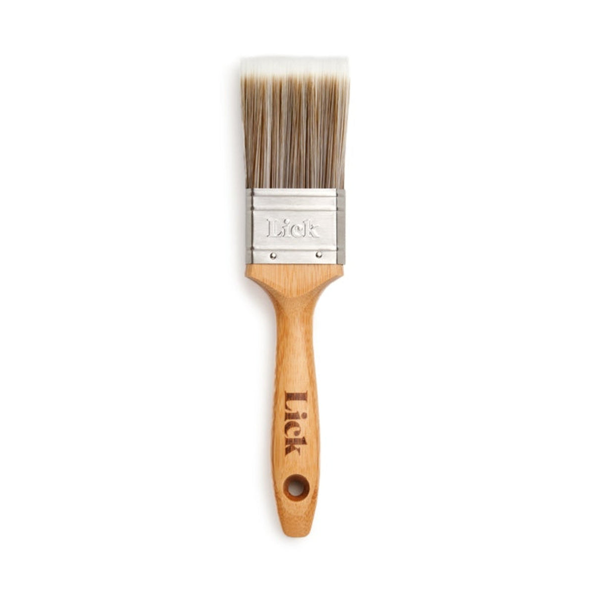 LickTools eco bamboo handle 2 inch flat paint brush