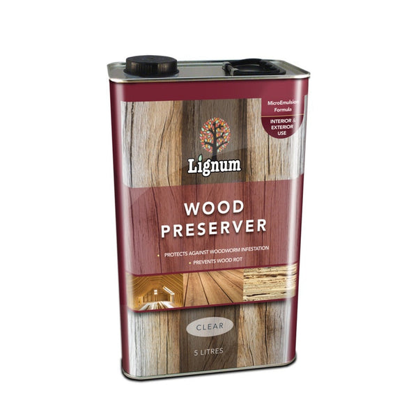 Lignum clear wood preserver 5L
