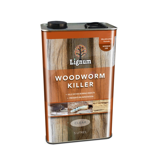 Lignum Woodworm Killer 5L container