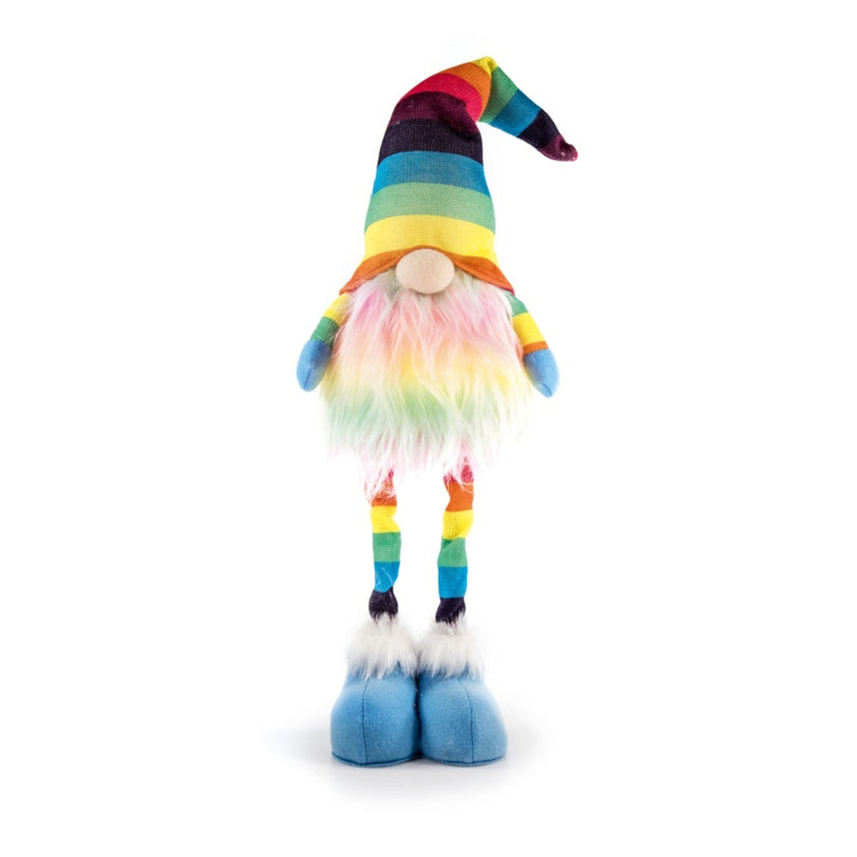 Lit Standing Rainbow Gnome - 50cm