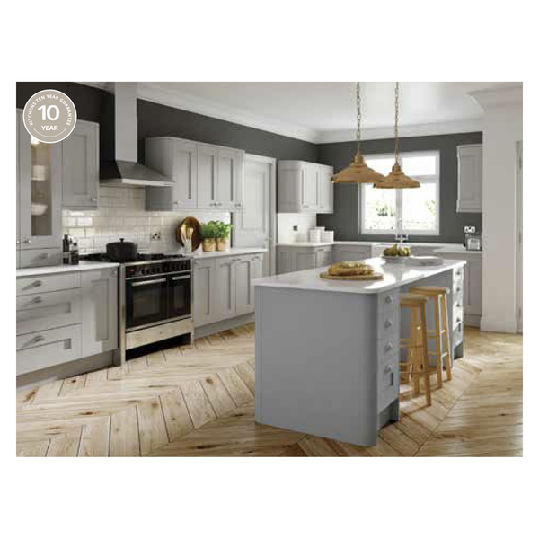 LochAnna Grained Kitchen straight layout option
