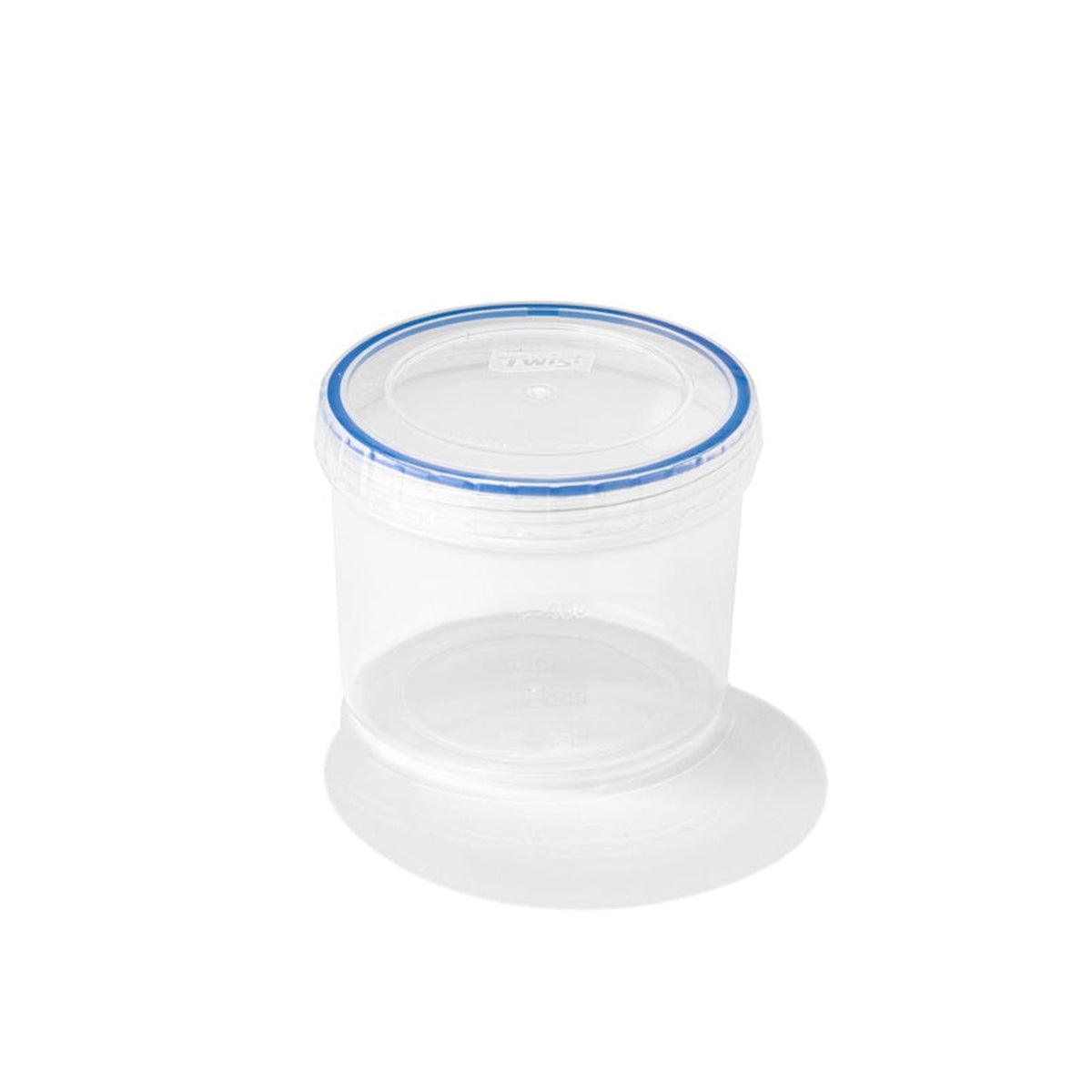 Locknlock 640ml round food container with twist lid, view 2