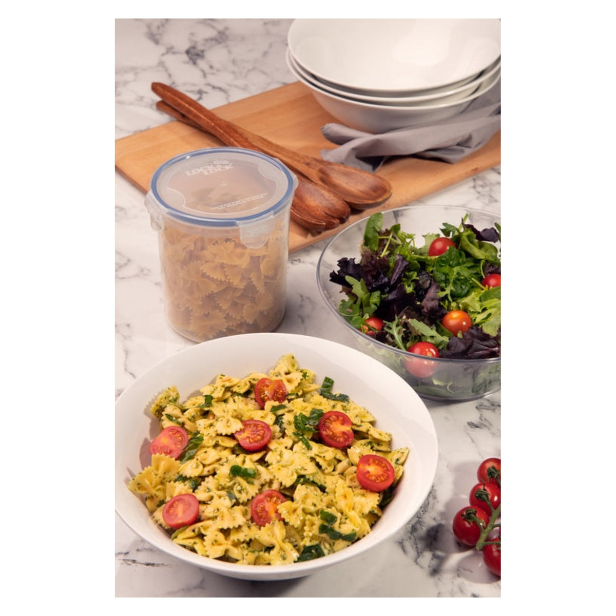 Locknlock 700ml round airtight food container, view 2