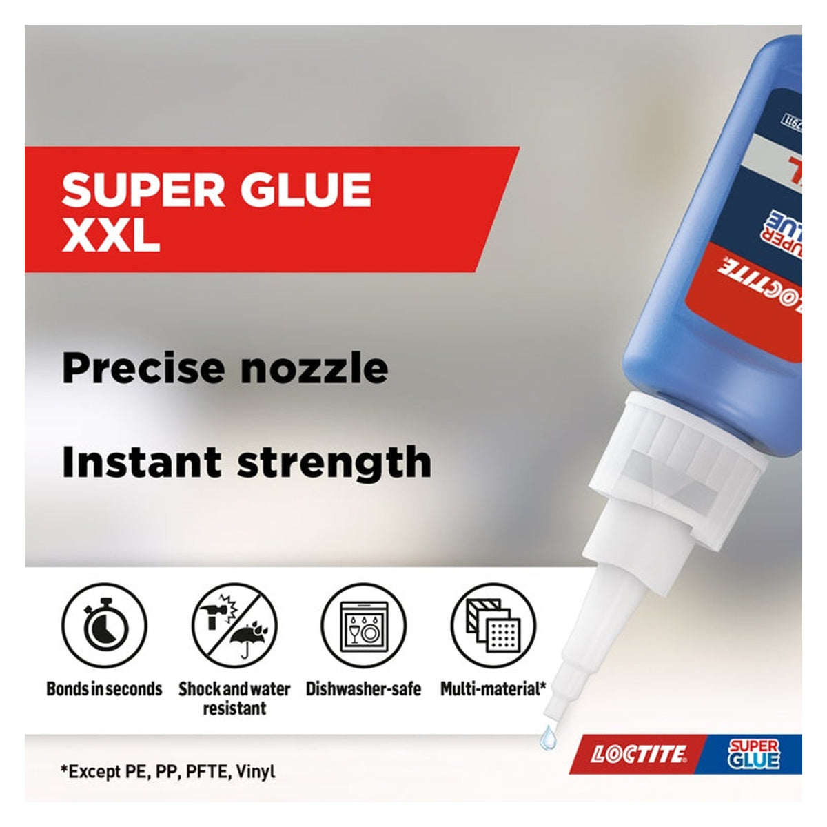 Loctite Super Glue 20g bottle, view 5