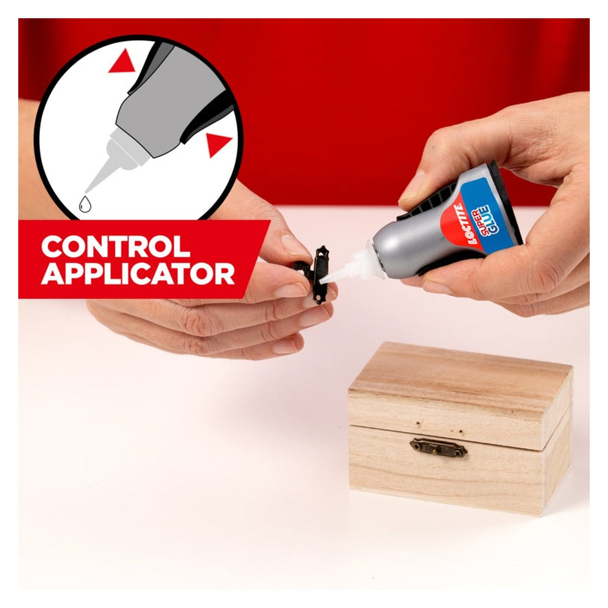Loctite Super Glue Liquid Control 4g bottle, view 5