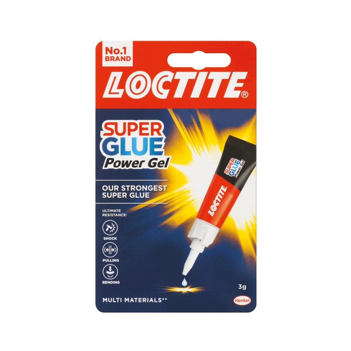 Loctite Super Glue Power Gel 3g tube