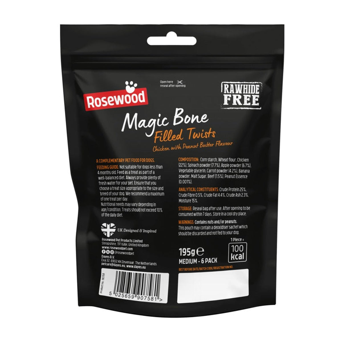 Magic Bone Twists Chicken Pack 6 - 195g, view 2