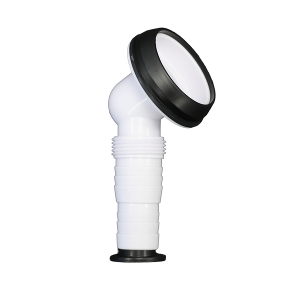Make 40mm spigot for washing machine tee, white