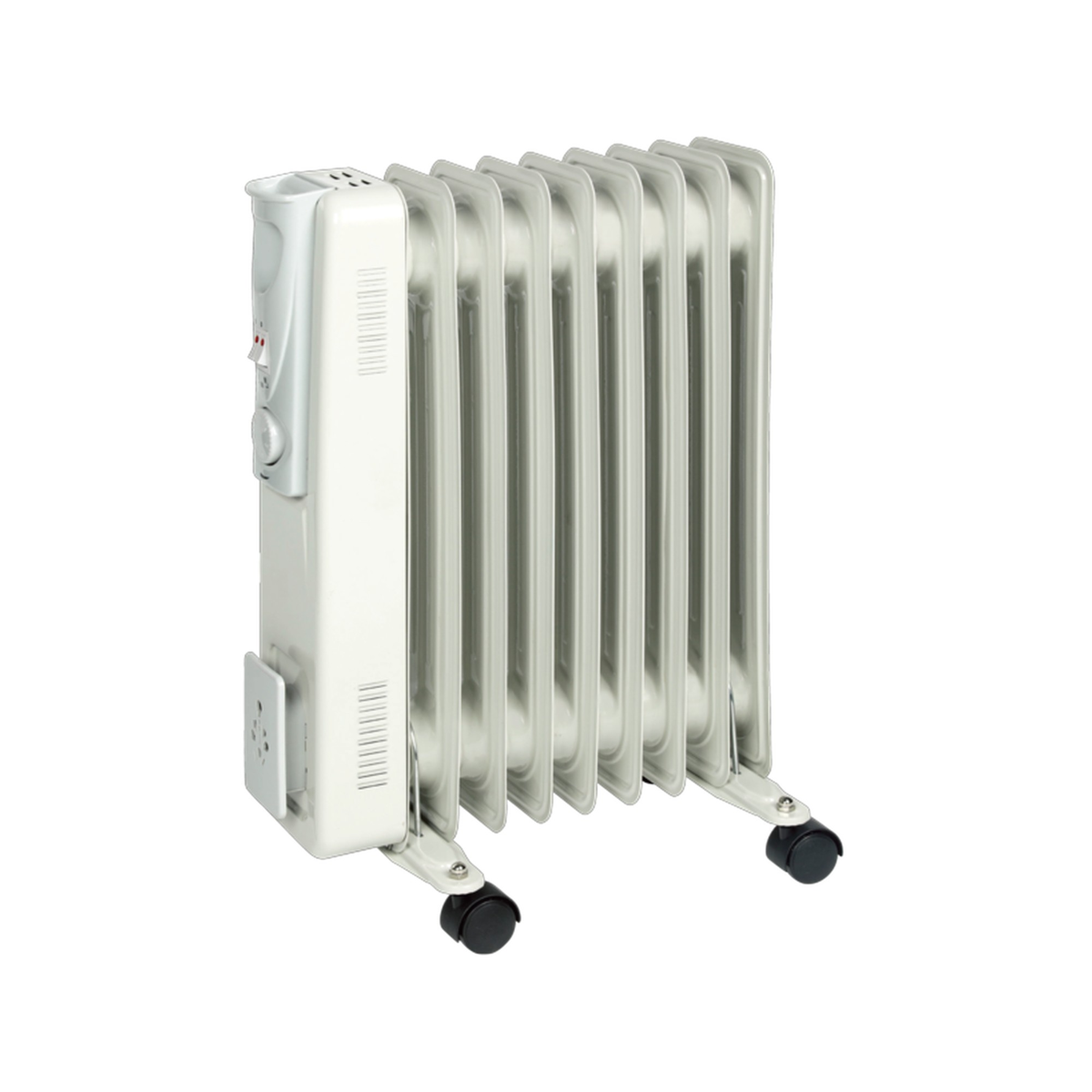 Manor 2000W oil filled radiator on castor wheels