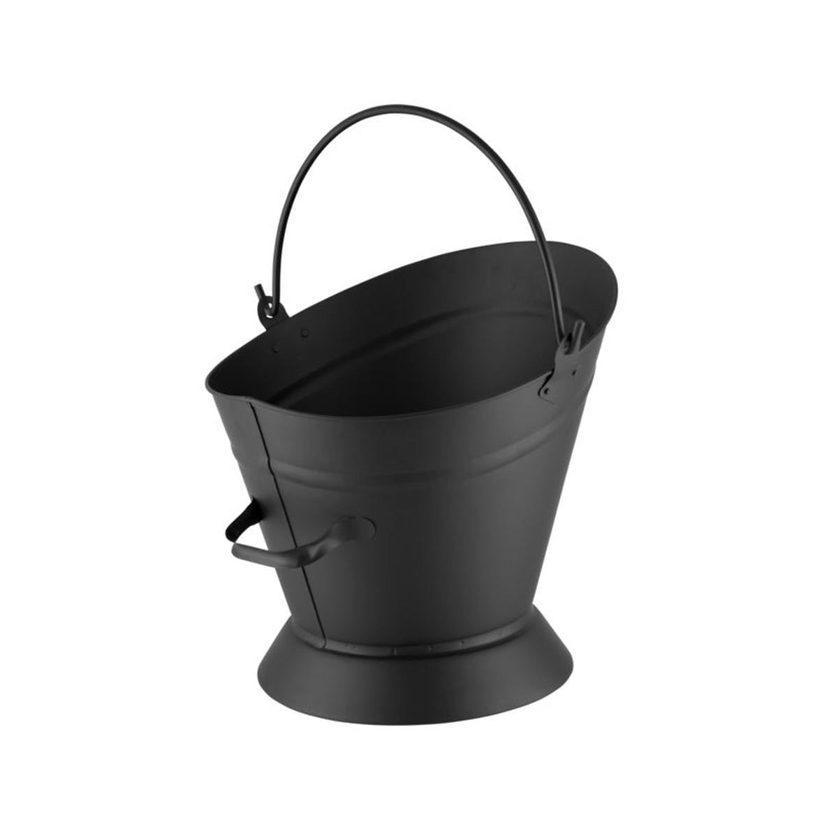 Manor black Waterloo steel coal bucket 14 inch, view 2