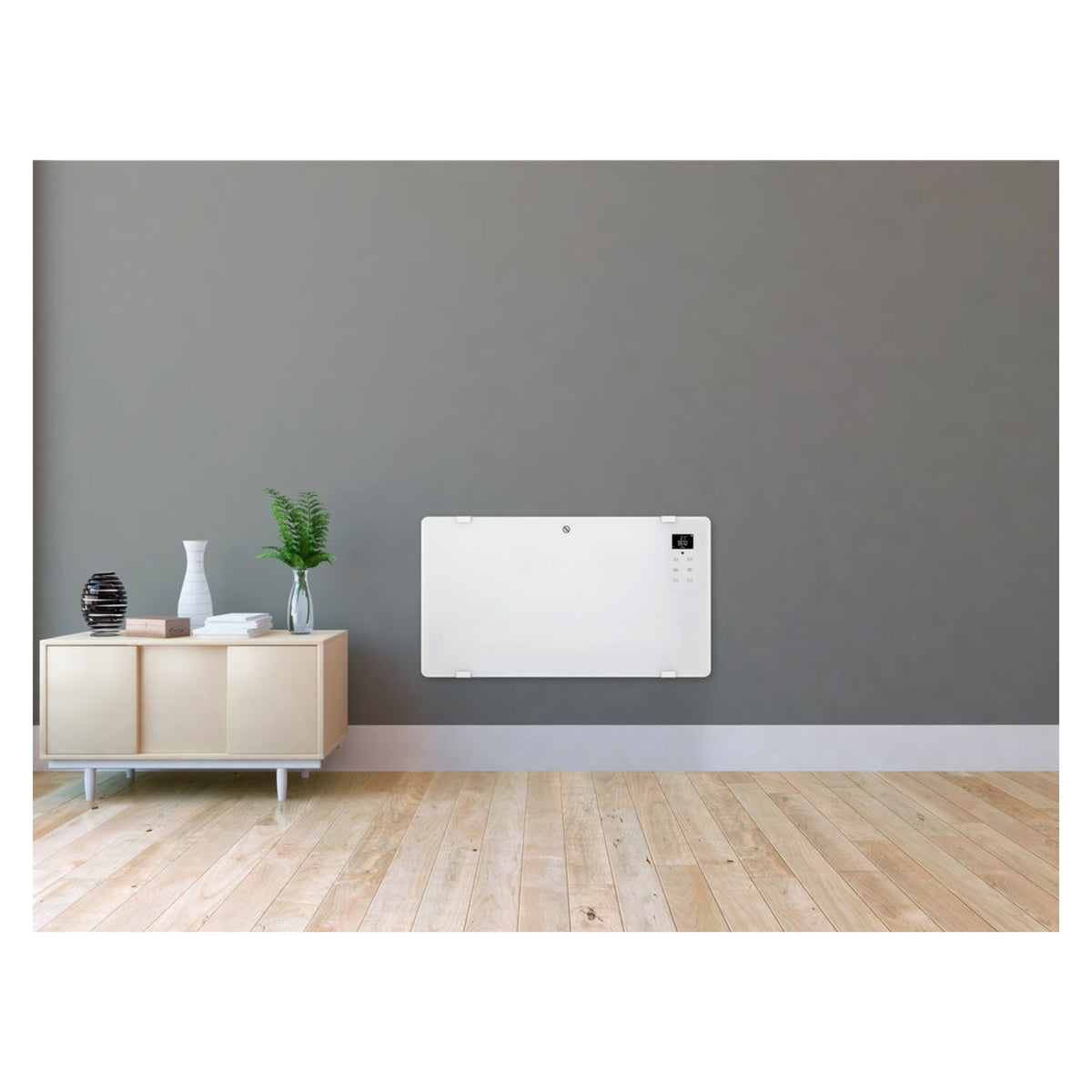 Manor 2000W WiFi glass panel heater, view 2
