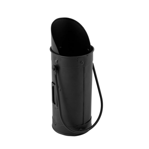Manor matt black metal match holder