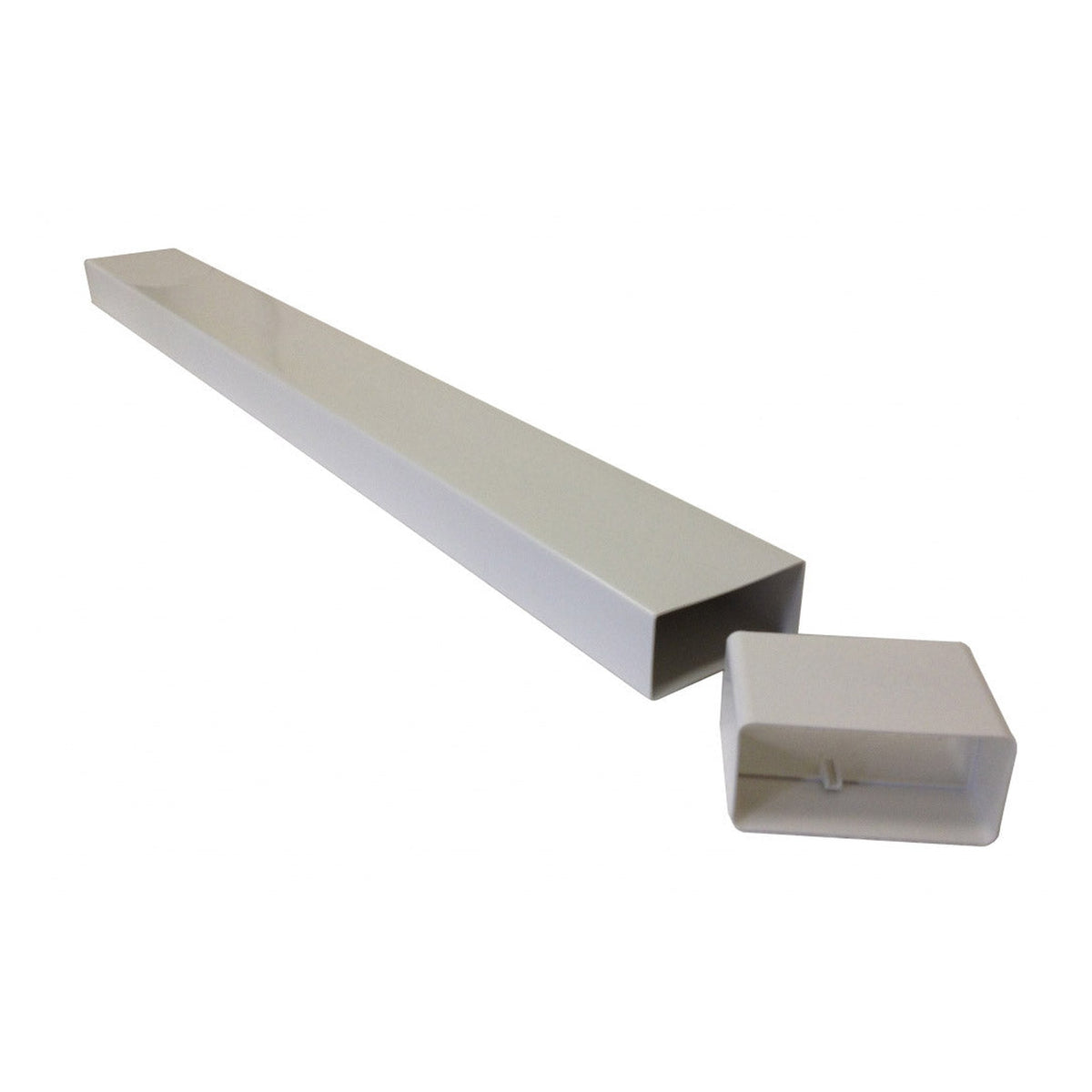 Manrose 110 x 54mm flat ducting, 1000mm with connector