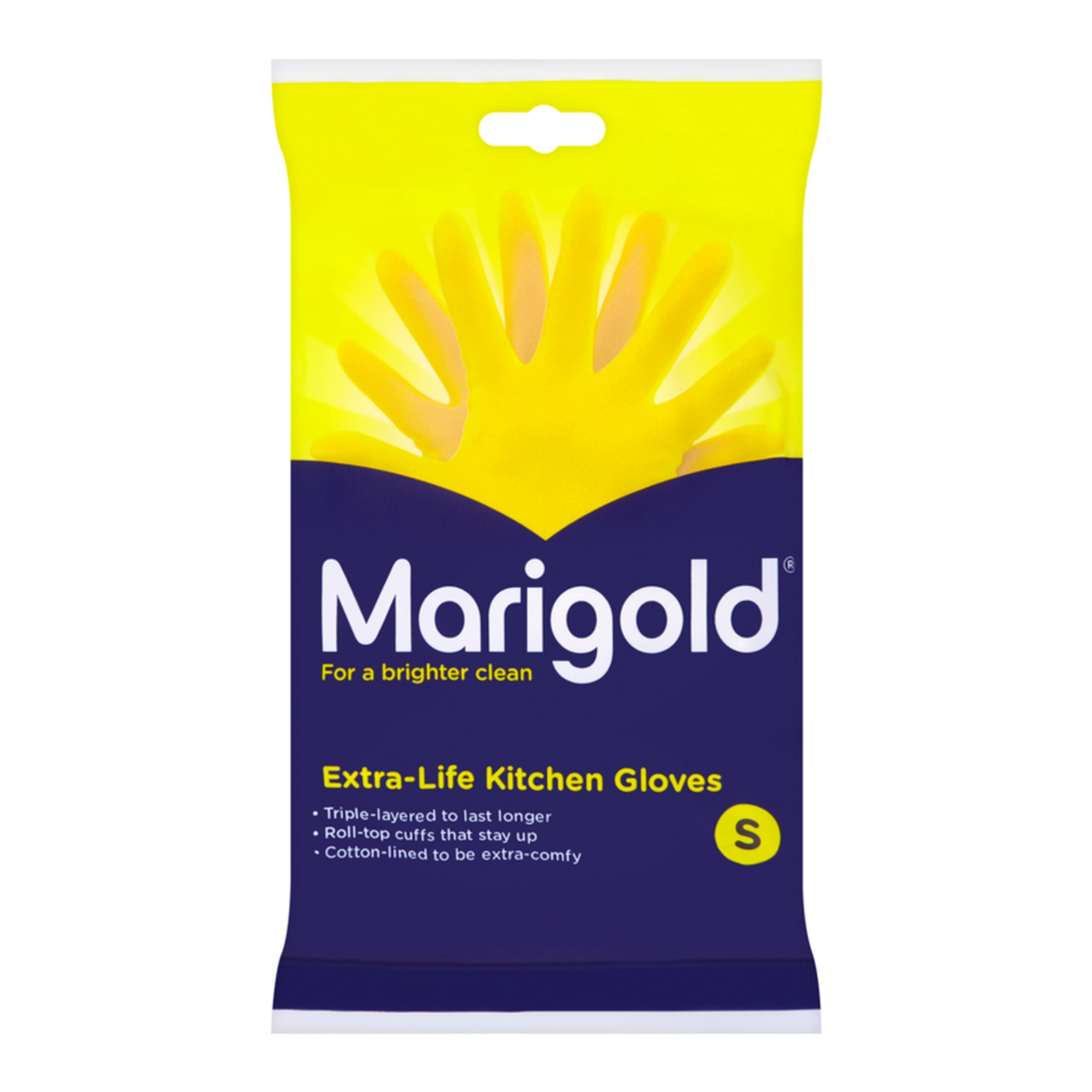 Marigold Kitchen Gloves size small