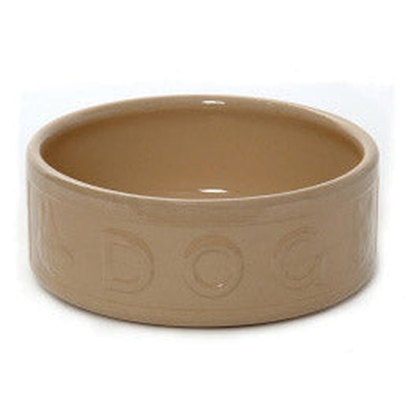 Mason Cash lettered cane stoneware dog bowl 200mm