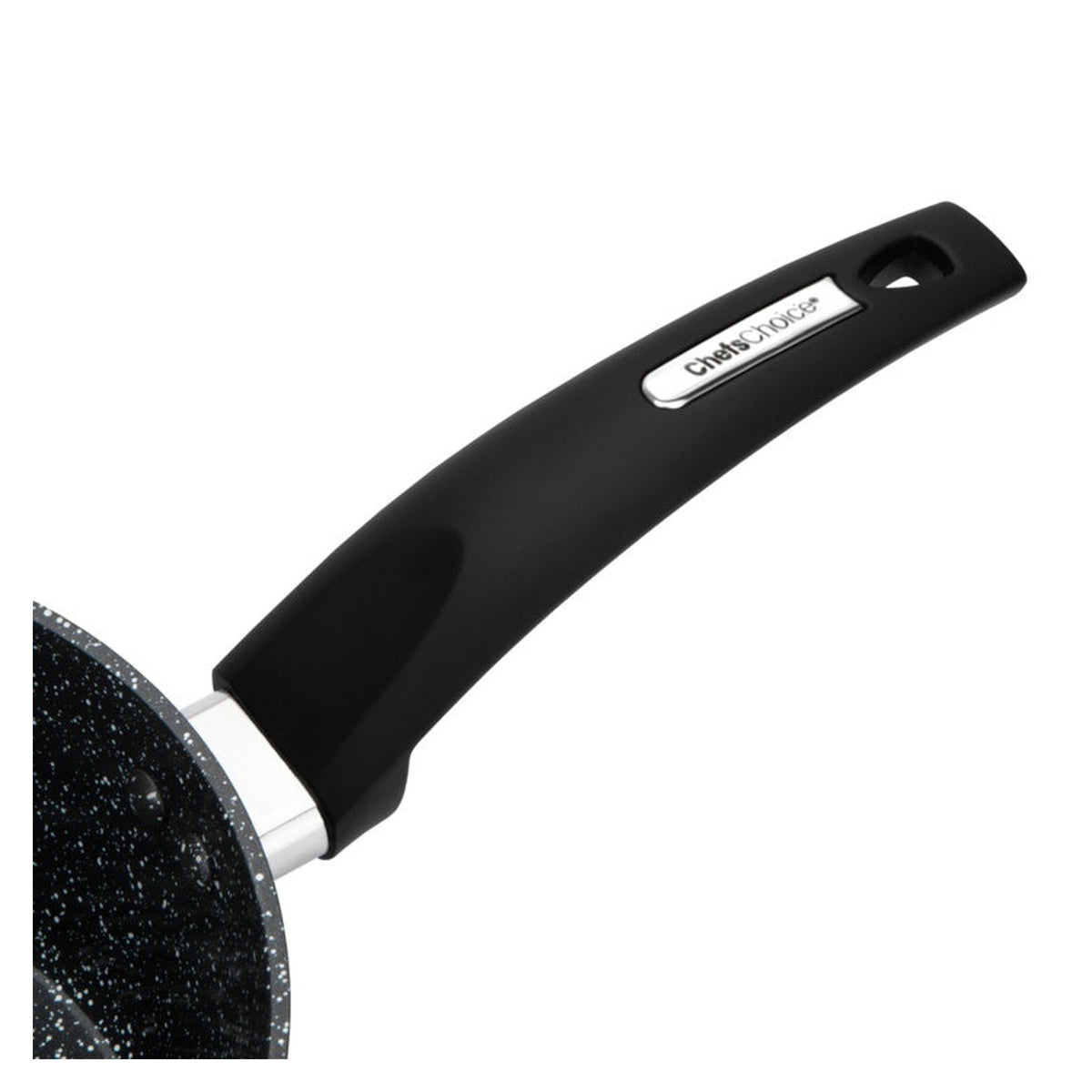 Mastercook 24cm forged aluminium marble frying pan, view 3